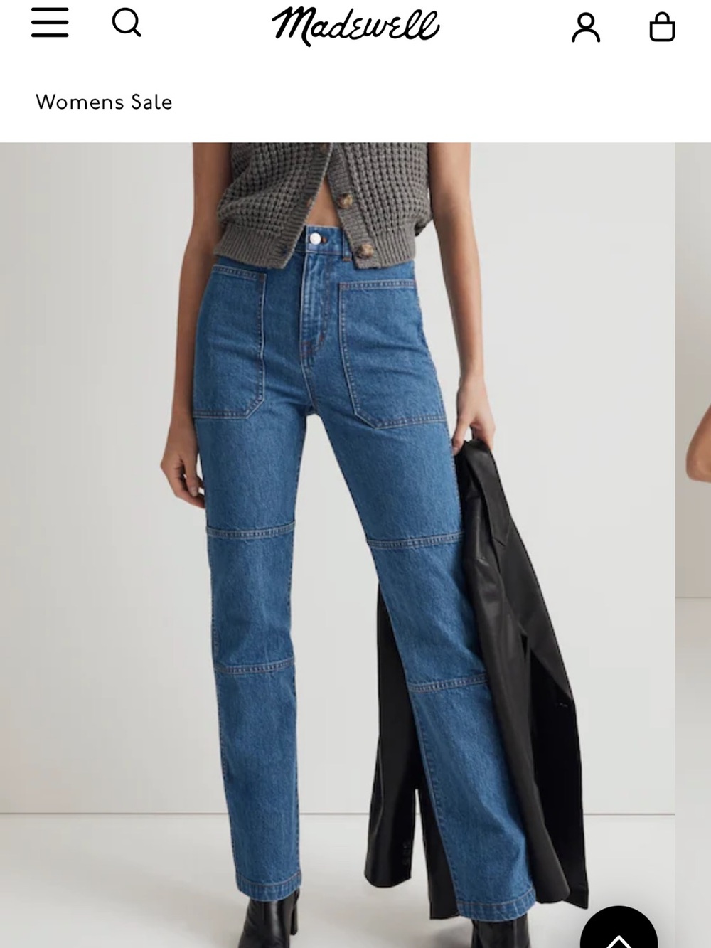 Madewell 90s Straight Utility Jeans